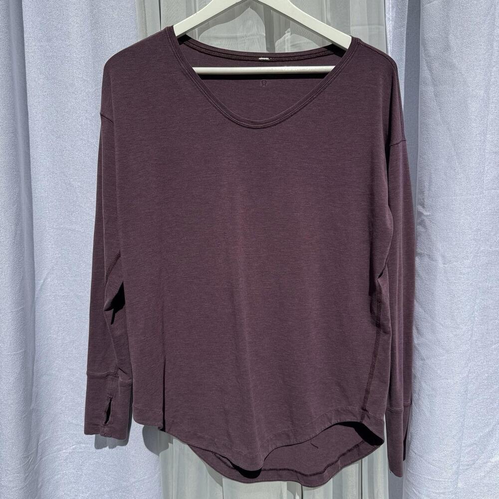 lululemon athletica Plum Long Sleeve Tee